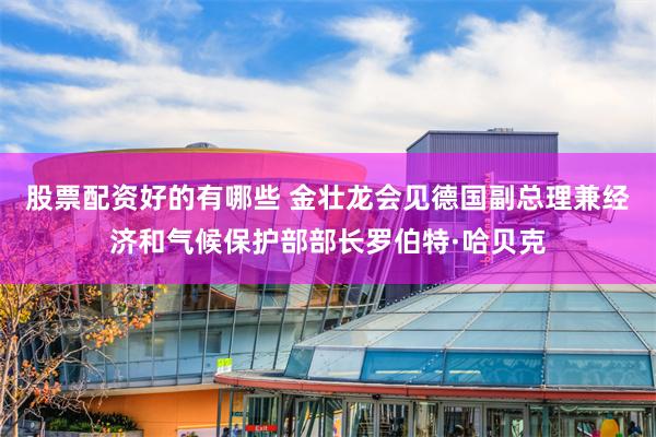 股票配资好的有哪些 金壮龙会见德国副总理兼经济和气候保护部部长罗伯特·哈贝克