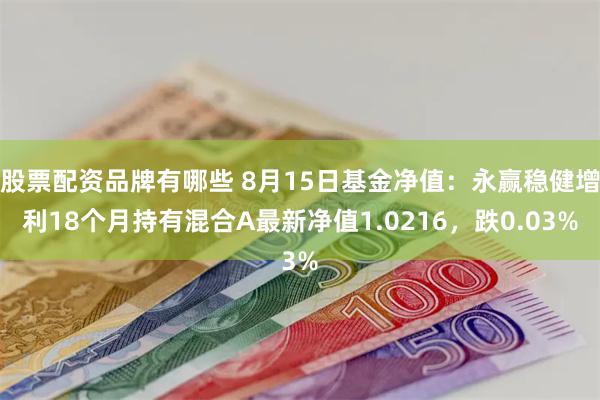 股票配资品牌有哪些 8月15日基金净值：永赢稳健增利18个月持有混合A最新净值1.0216，跌0.03%