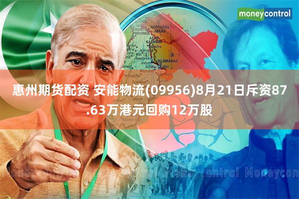 惠州期货配资 安能物流(09956)8月21日斥资87.63万港元回购12万股