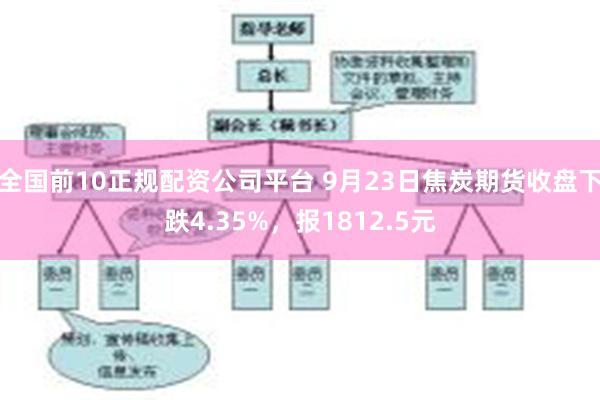 全国前10正规配资公司平台 9月23日焦炭期货收盘下跌4.35%，报1812.5元